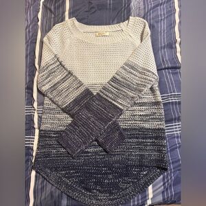 Women's blue Ombre Sweater